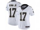 Women Nike New Orleans Saints #17 Ted Ginn Jr Vapor Untouchable Limited White NFL Jersey