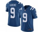 Mens Nike Indianapolis Colts #9 Jeff Locke Limited Royal Blue Rush NFL Jersey