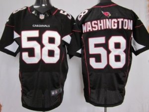 Nike NFL Arizona Cardinals #58 Daryl Washington Black Jerseys(Elite)