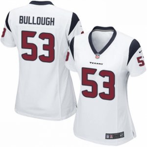 Women\'s Nike Houston Texans #53 Max Bullough Limited White NFL Jersey