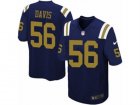Nike New York Jets #56 DeMario Davis Limited Navy Blue Alternate NFL Jersey