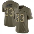 Nike Chargers #33 Derwin James Olive Camo Salute To Service Limited Jersey