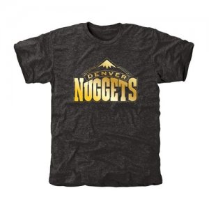 Denver Nuggets Gold Collection Tri-Blend T-Shirt Black