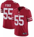 Nike 49ers #55 Dee Ford Red Vapor Untouchable Limited Jersey