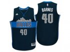 Men Dallas Mavericks #40 Harrison Barnes Cityscape Alternate Navy Swingman Jersey