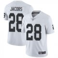 Nike Raiders #28 Josh Jacobs White 2019 NFL Draft First Round Pick Vapor Untouchable Limited Jersey