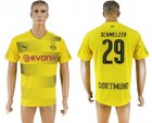 2017-18 Dortmund 29 SCHMELZER Home Thailand Soccer Jersey
