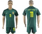 2017-18 Brazil 11 COUTINHO Away Soccer Jersey