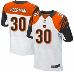 Men\'s Nike Cincinnati Bengals #30 Cedric Peerman Elite White NFL Jersey