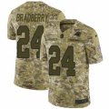 Mens Nike Carolina Panthers #24 James Bradberry Limited Camo 2018 Salute to Service NFL Jersey