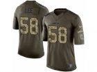 Mens Nike New York Jets #58 Darron Lee Limited Green Salute to Service NFL Jersey