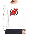 NHL New Jersey Devils Round collar white jerseys