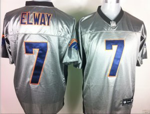 nfl jerseys denver broncos #7 john elway grey shadow