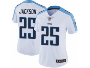 Women Nike Tennessee Titans #25 Adoree\' Jackson Vapor Untouchable Limited White NFL Jersey