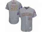 Chicago Cubs #52 Justin Grimm Authentic Gray 2017 Gold Champion Flex Base MLB Jersey