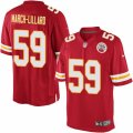 Mens Nike Kansas City Chiefs #59 Justin March-Lillard Limited Red Team Color NFL Jersey