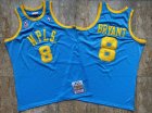 Lakers #8 Kobe Bryant Blue MPLS 2001-02 Hardwood Classics Jersey