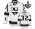 nhl jerseys los angeles kings #32 quick white-black[2014 stanley cup]