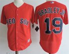 Red Sox #19 Jackie Bradley Jr. Red Cool Base Jersey