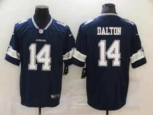 Nike Cowboys #14 Andy Dalton Navy Vapor Untouchable Limited