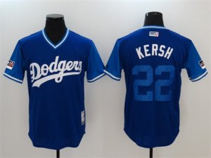 Dodgers #22 Clayton Kershaw Kersh Royal 2018 Players\' Weekend Authentic Team Jersey