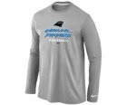 Nike Carolina Panthers Critical Victory Long Sleeve T-Shirt Grey
