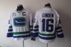 nhl Vancouver Canucks #16 linden White[3rd 40th C patch]