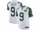 Mens Nike New York Jets #9 Bryce Petty Vapor Untouchable Limited White NFL Jersey