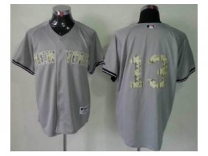 mlb jerseys new york yankees #13 rodriguez grey[number camo]