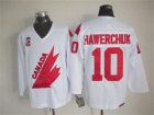 NHL Team Canada Olympic #10 Hawerchuk white jerseys
