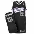 Mens Adidas Sacramento Kings #13 Georgios Papagiannis Authentic Black Alternate NBA Jersey