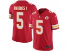 Mens Nike Kansas City Chiefs #5 Patrick Mahomes II Limited Red Rush NFL Jersey