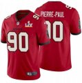 Nike Buccaneers #90 Jason Pierre-Paul Red 2021 Super Bowl LV Vapor Untouchable