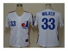 mlb jerseys montreal expos #33 walker m&n white
