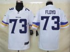 Nike Minnesota Vikings #73 Sharrif Floyd White Men's Stitched NFL Limited Jersey