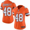 Women's Nike Denver Broncos #48 Shaquil Barrett Limited Orange Rush NFL Jersey