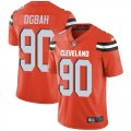 Nike Browns #90 Emmanuel Ogbah Orange Alternate Vapor Untouchable Limited Jersey