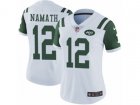 Women Nike New York Jets #12 Joe Namath Vapor Untouchable Limited White NFL Jersey