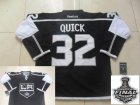 nhl los angeles kings #32 quick black white [2012 stanley cup]