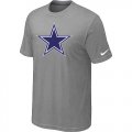 Dallas Cowboys Sideline Legend Authentic Logo T-Shirt Light grey