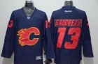 NHL Calgary Flames #13 Johnny Gaudreau blue Jerseys(Denim)
