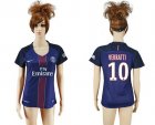 Womens Paris Saint-Germain #10 Verratti Home Soccer Club Jersey