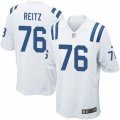 Mens Nike Indianapolis Colts #76 Joe Reitz Game White NFL Jersey