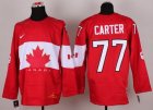 nhl jerseys team canada olympic #77 CARTER red[2014 new]