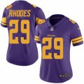 Women's Nike Minnesota Vikings #29 Xavier Rhodes Limited Purple Rush NFL Jersey
