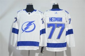 Lightning #77 Victor Hedman White Adidas Jersey