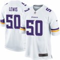 Men's Nike Minnesota Vikings #50 Travis Lewis Game White NFL Jersey