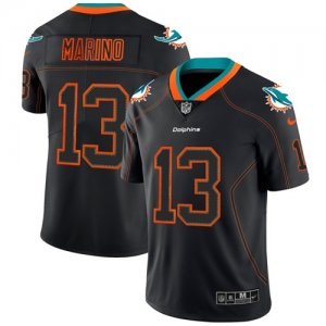 Nike Dolphins #13 Dan Marino Black Shadow Legend Limited Jersey