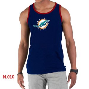 Nike NFL Miami Dolphins Sideline Legend Authentic Logo men Tank Top D.Blue