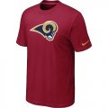 Nike St. Louis Rams Sideline Legend Authentic Logo T-Shirt Red